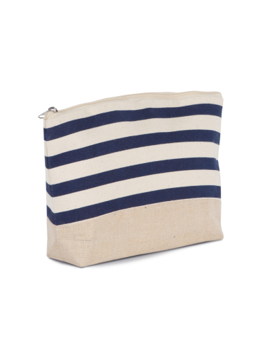 K-KI0752-NAUTICAL PRINT ACCESSORIES POUCH